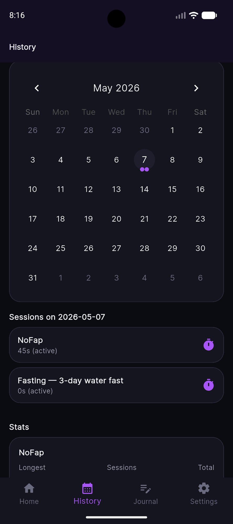 Streaks screenshot customization
